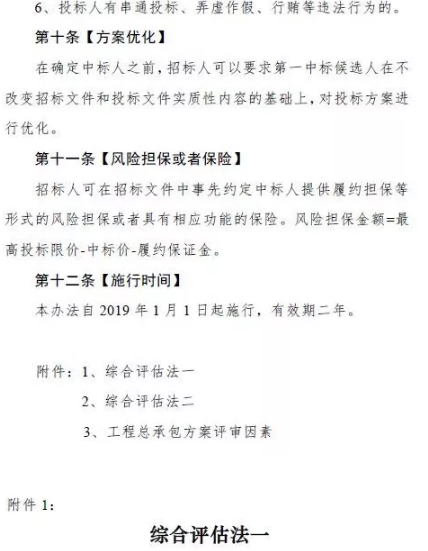 招标评标