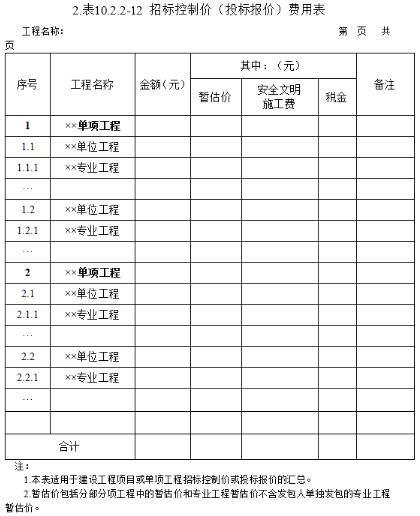 工程造价